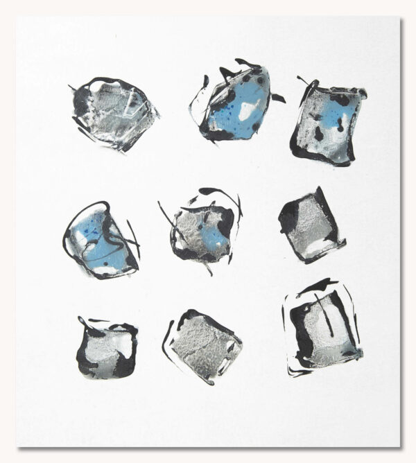 Autor: Enric Pont, pintura acrílicos morfes 4 tabla bastidor 65x65